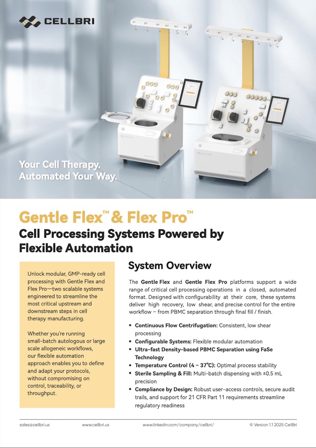 Gentle Flex Pro brochure cover